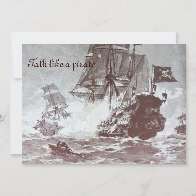 ANUNCIO BATALLA DE BARCO PIRATA / MAPAS DE TRATAMIENTO DE  (Anverso)