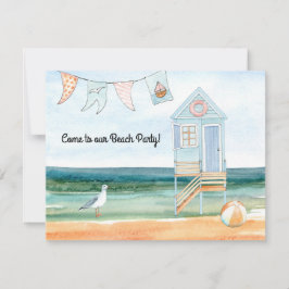 Anuncio Beach Hut Seagull y Beach Ball Fiesta