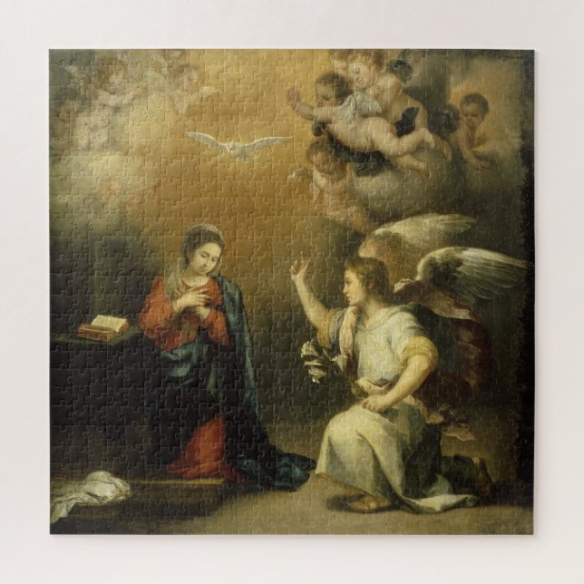 Anuncio, Bella Artes religioso rompecabezas (Vertical)