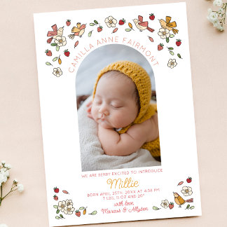Anuncio Berry Sweet Strawberry Nickname Baby Photo Birth