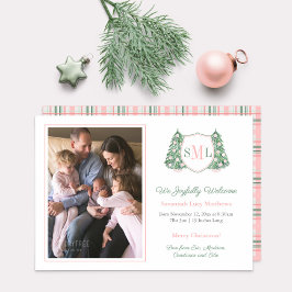 Anuncio Bienvenida a la bebé niña de los festivales Chinoi