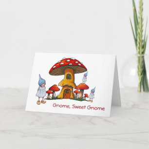 Anuncio Bienvenido Nuevo Hogar, Gnomes, Fantasía, Toadstoo