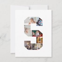 Anuncio Black and White Letter S Photo Collage