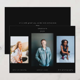 Anuncio Black Minimalism Portrait Photo College Universida