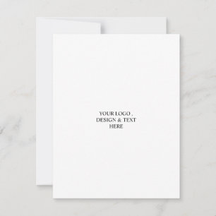 Anuncio Blanco Personalizado – Su logotipo y texto aquí
