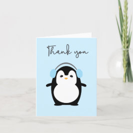 Anuncio Blue Cute Penguin Baby Photo