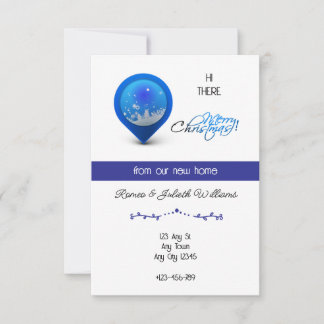 Anuncio Blue Location New Home Announcement