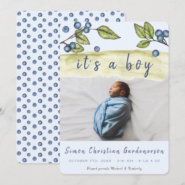 Anuncio Blueberry Boy (Anverso / Reverso)