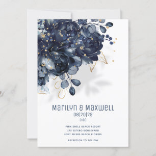 Anuncio Boda blanco y de oro de la Marina espumosa