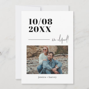 Anuncio Boda de fotografía - Elopement Minimalista