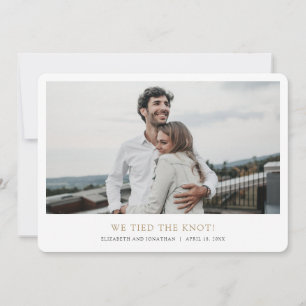 Anuncio Boda de fotografía Personalizado moderna simple An