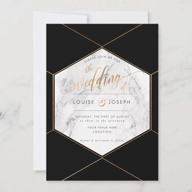 Anuncio Boda de Mármol+Miel de Oro Falso (Anverso)