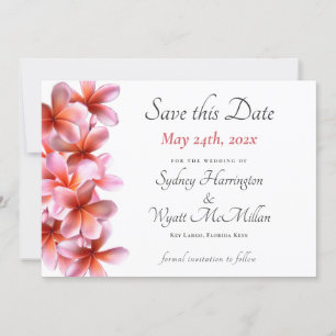 Anuncio Boda de Plumeria Rosa: blanco inmaculado