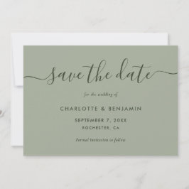 Anuncio Boda de Sage Green