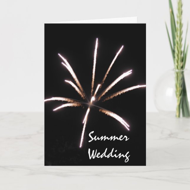Anuncio Boda de verano de fuegos artificiales Salven la fe (Anverso)