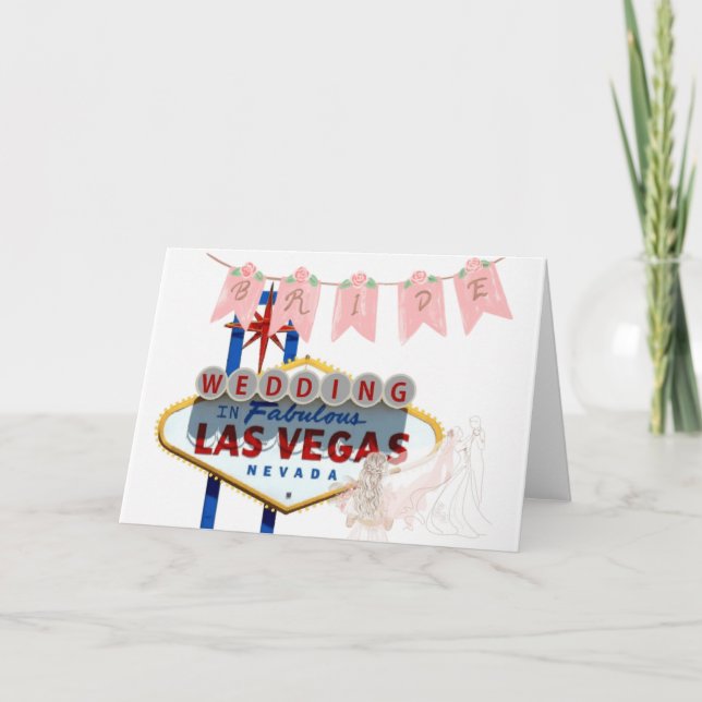Anuncio Boda en La Vegas Card (Anverso)