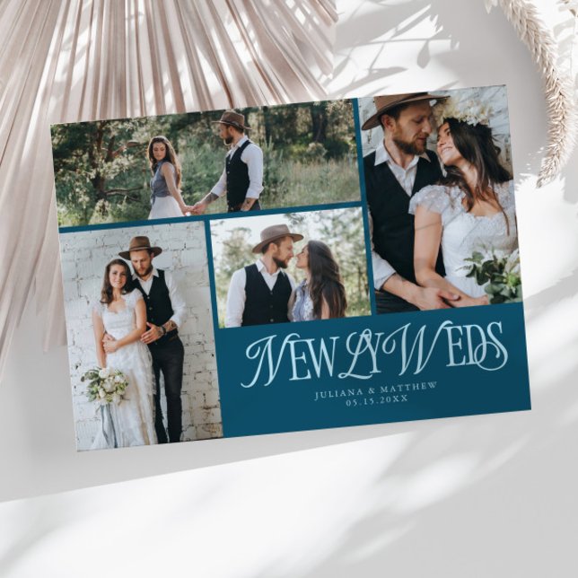 Anuncio Boda fotográfico múltiple verde azulado de recién  (Subido por el creador)