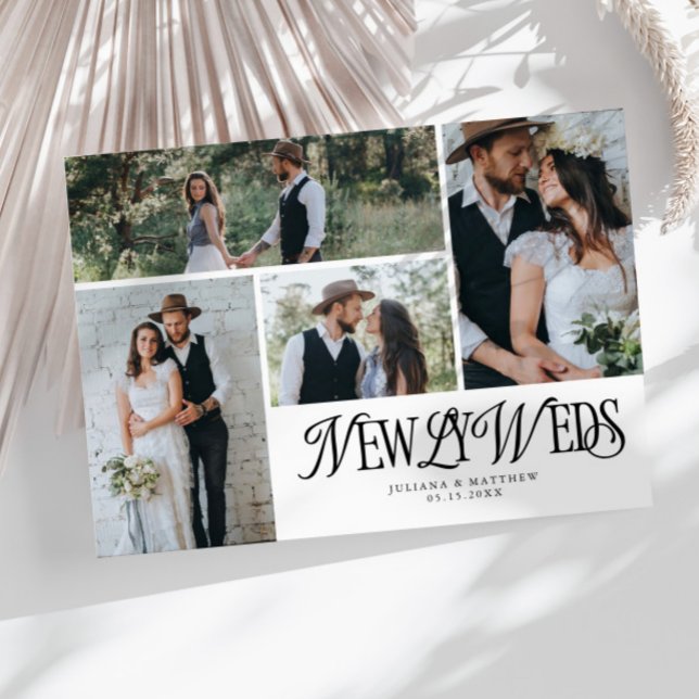 Anuncio Boda fotográfico múltiple White Newlyweds (Subido por el creador)