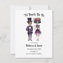 Boda gótica salva los esqueletos de la fecha