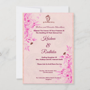 Anuncio Boda india Ganesha rosa