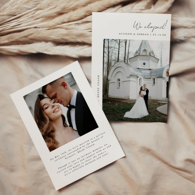 Anuncio Boda Minimalista con Guion de 2 Fotos (Subido por el creador)