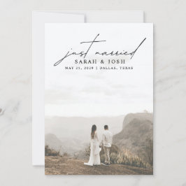 Anuncio Boda Minimalista moderno solo casado