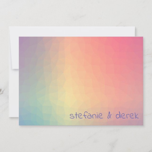 Anuncio Boda Oleada de Arcoíris (Anverso)