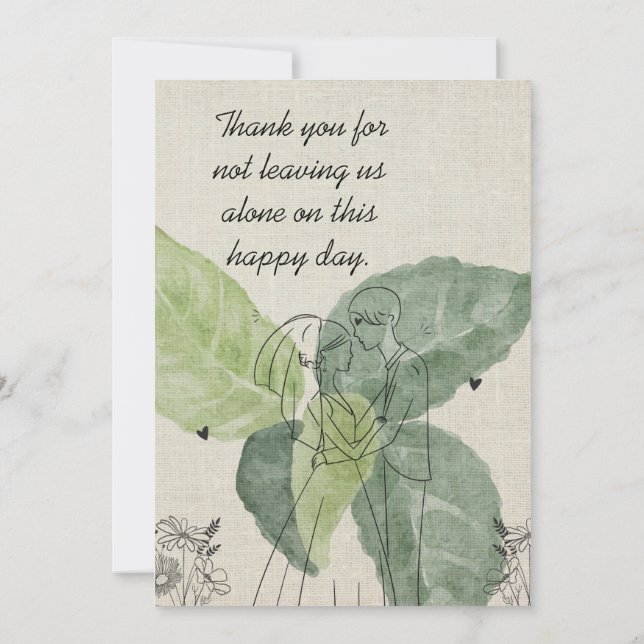 Anuncio Boda Rústica Floral Vintage (Reverso)