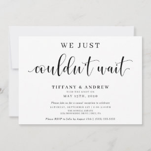 Anuncio Boda sin poder esperar