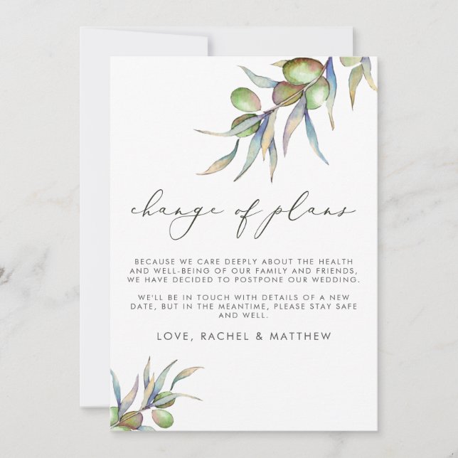 Anuncio Bodas de Cambio de Planes de Ramas de Olivo en Acu (Anverso)