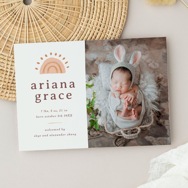 Anuncio Boho Sunshine Baby Nacimiento (Subido por el creador)
