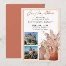 Boho Terracotta Grasas Secas Foto Floral Movida