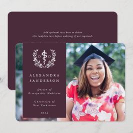 Anuncio Borgoña+Médica blanco de la medicina osteopática