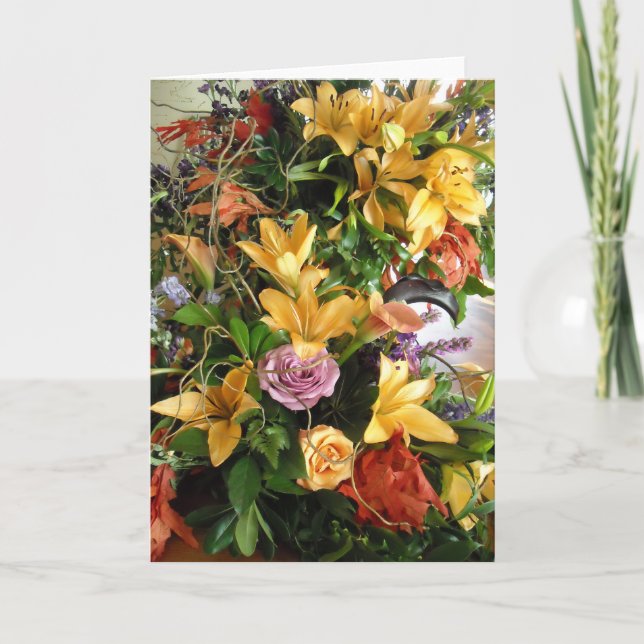 Anuncio Bouquet de boda de fecha/otoño (Anverso)