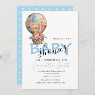 Anuncio Boy Teddy Bearly Wait Hot Air Balloon Blue