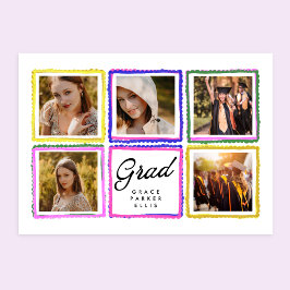 Anuncio Bright Retro Grad Photo Collage Frames Graduation 