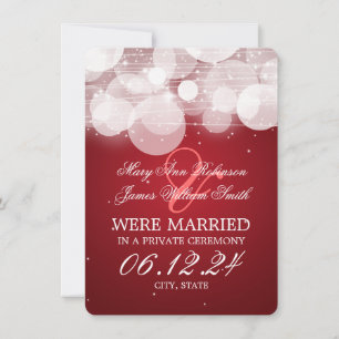 Anuncio Brillo de los elementos del matrimonio y rojo de l