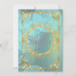 Anuncio Burbujas suaves de color turquesa elegante