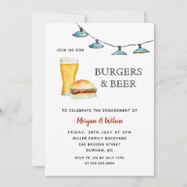 Anuncio Burger & Beer Engagement party