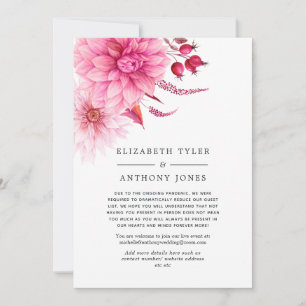 Anuncio Burgundy y Otoño Otoñal Lista de Invitados Reducid