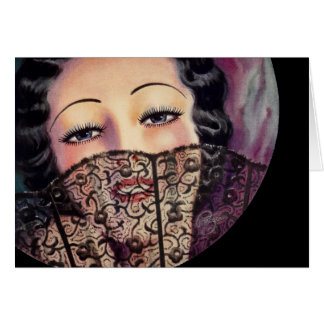 Anuncio c1933 de la belleza/del encanto de la fan