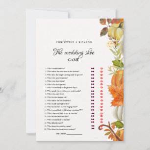 Anuncio Caída Sale del Tea Weding Shoeding Game Card