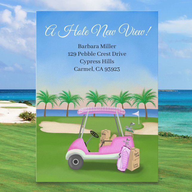 Anuncio Cajas de mudanza de carrito de golf rosado para da (Subido por el creador)