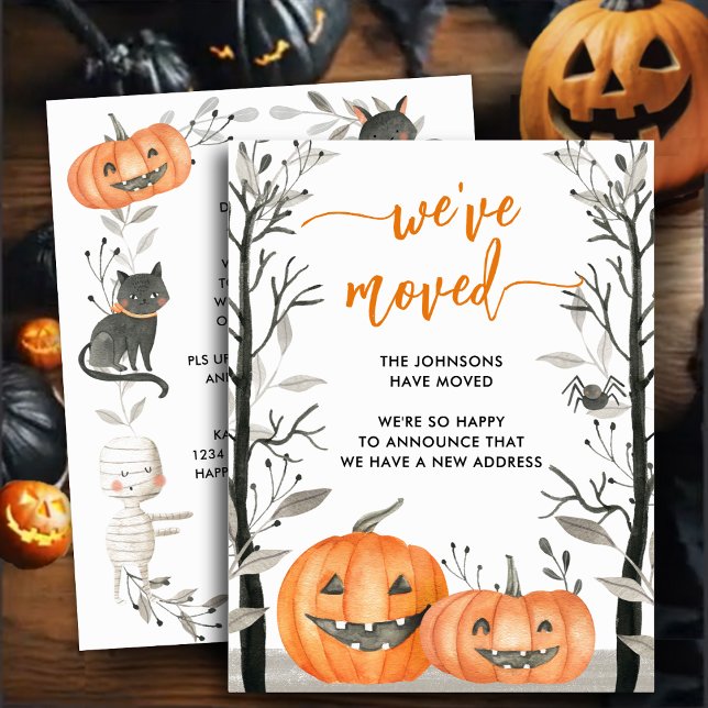 Anuncio Calabaza divertida de Halloween Hemos movido direc (Subido por el creador)