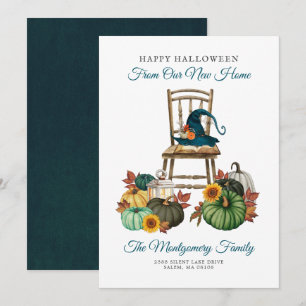 Anuncio Calabazas de bruja gótica Halloween Nuevo hogar en