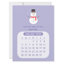 Calendario mensual de motivación kawaii de enero d