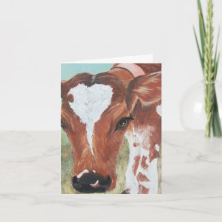 Anuncio Calf Folded Card