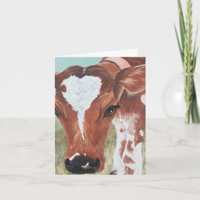 Anuncio Calf Folded Card (Anverso)