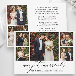 Anuncio Caligrafía moderna 7 fotos boda después de la fies