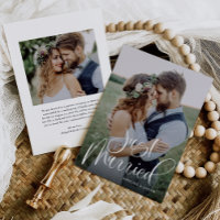 Caligrafía presupuestaria fotografía de Boda casad